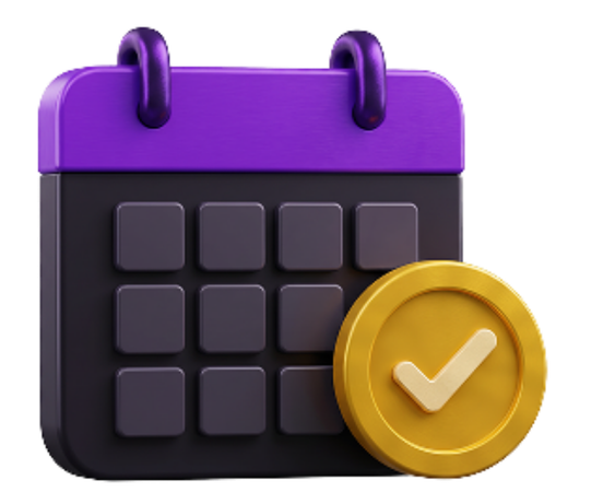 Calendar icon for claiming your growth session