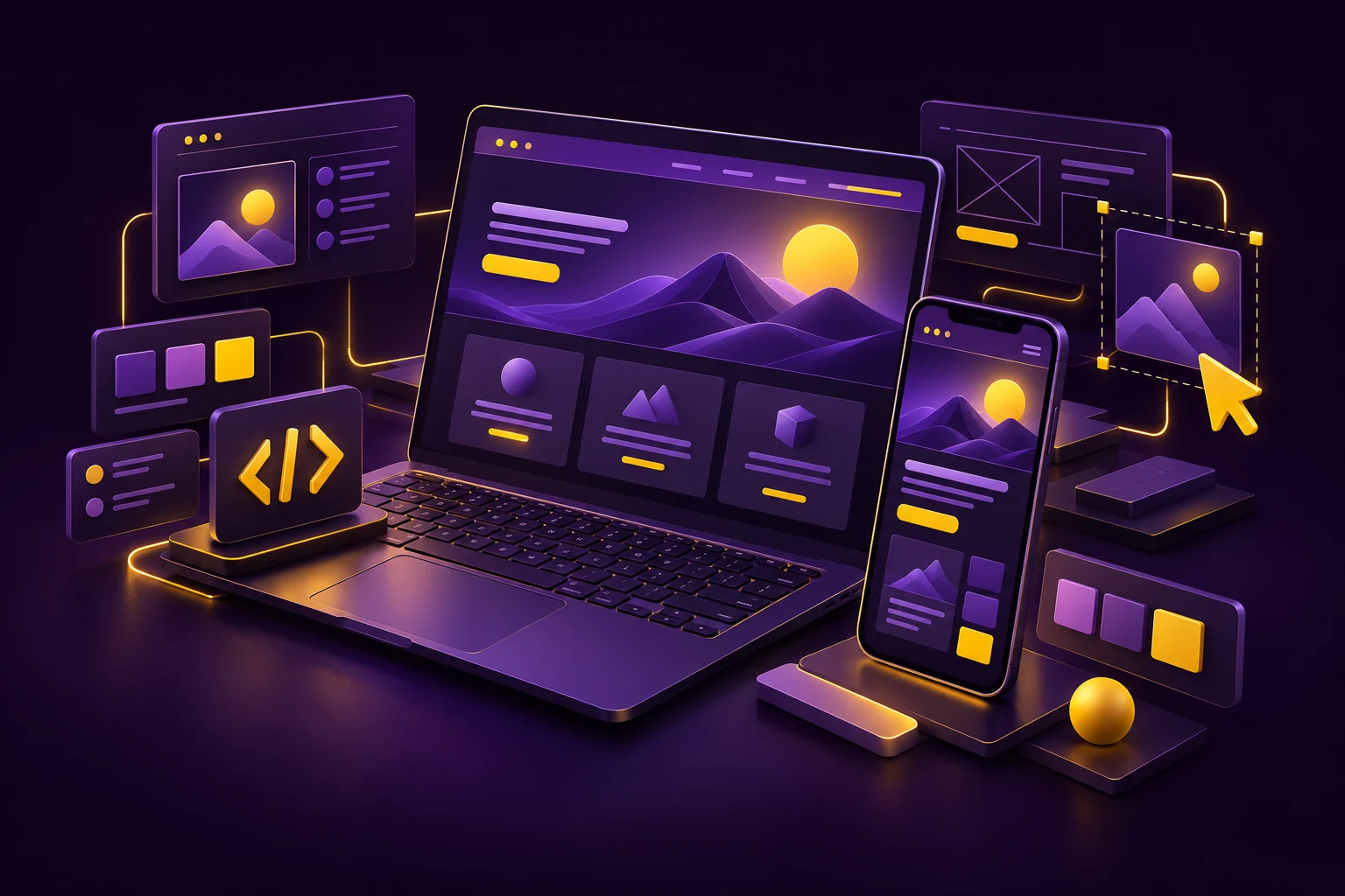 Responsive web design and development across desktop and mobile