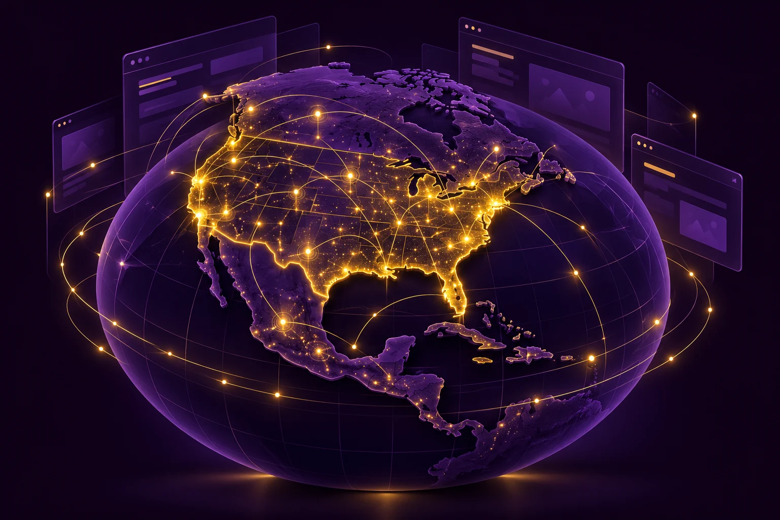 Decorative United States web design service network