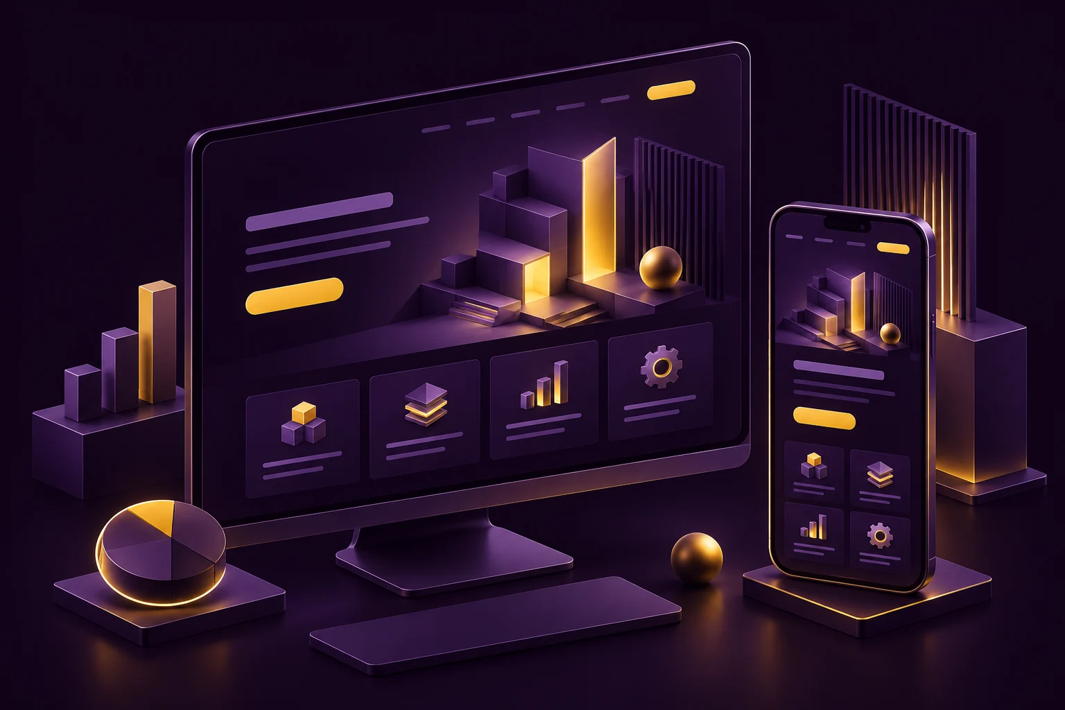 Business Website illustration