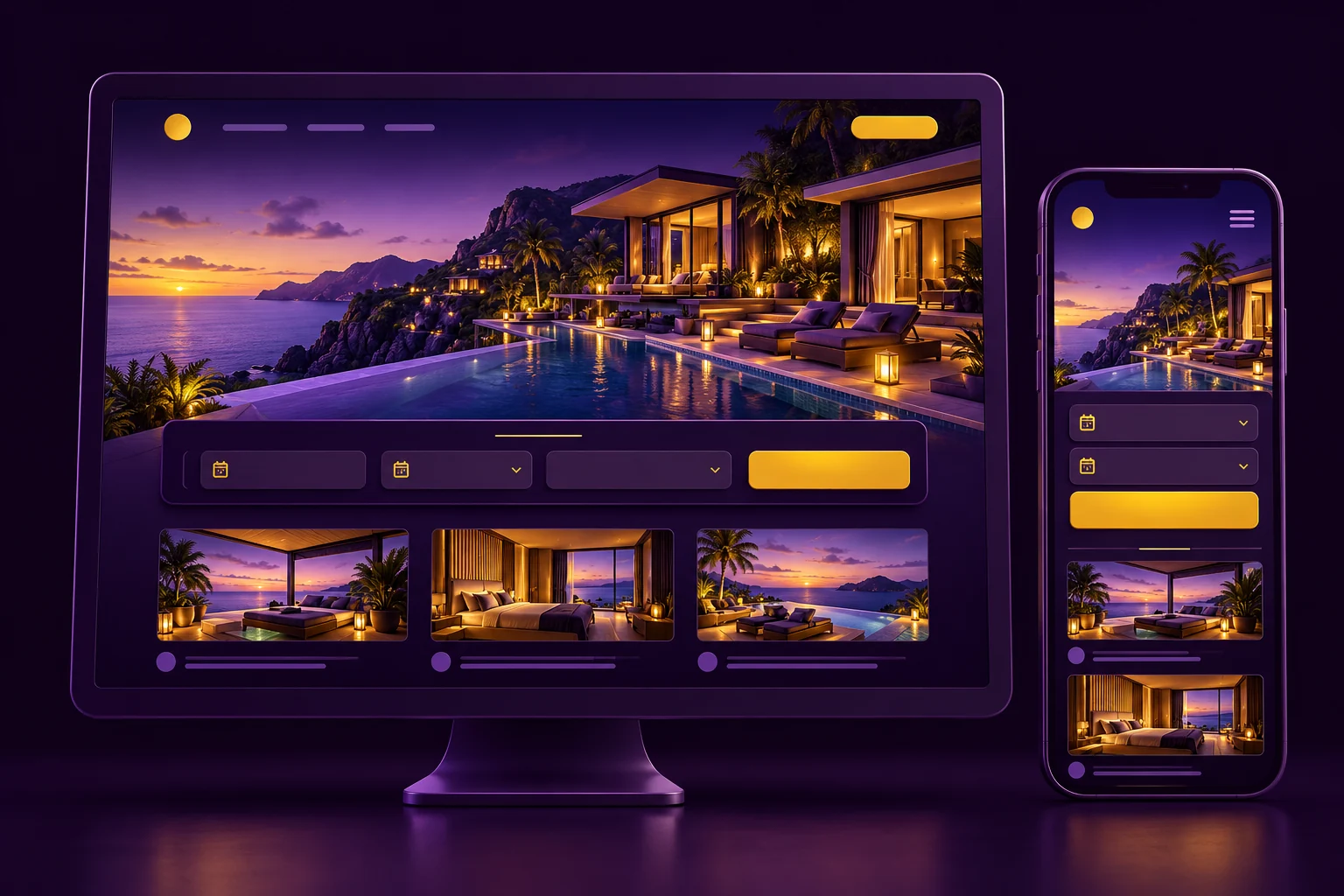 Hospitality Website illustration