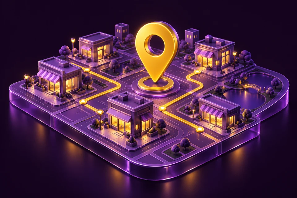 RGM SEO Local in purple and yellow